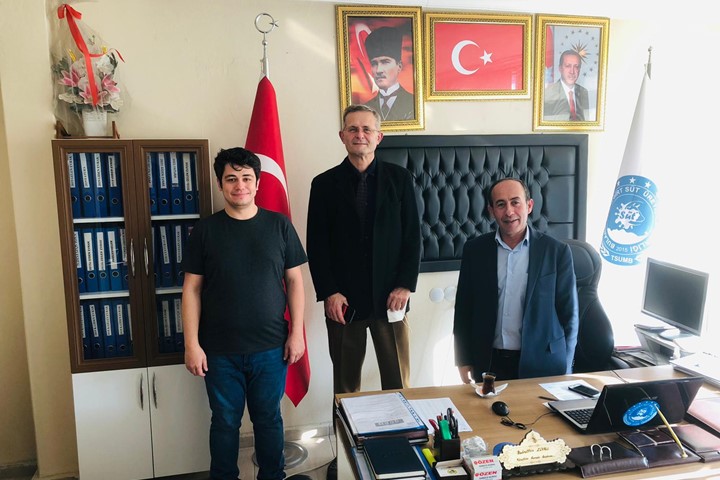 İtalyadan Dr.Luciano PASİ ve Proje Uzmanı Erhan İLHAN ofisimizi ziyaret etti