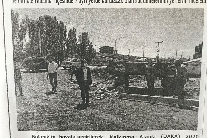 Başkan 7 ayrı noktada kurulacak olan süt toplama ünitelerini inceledi